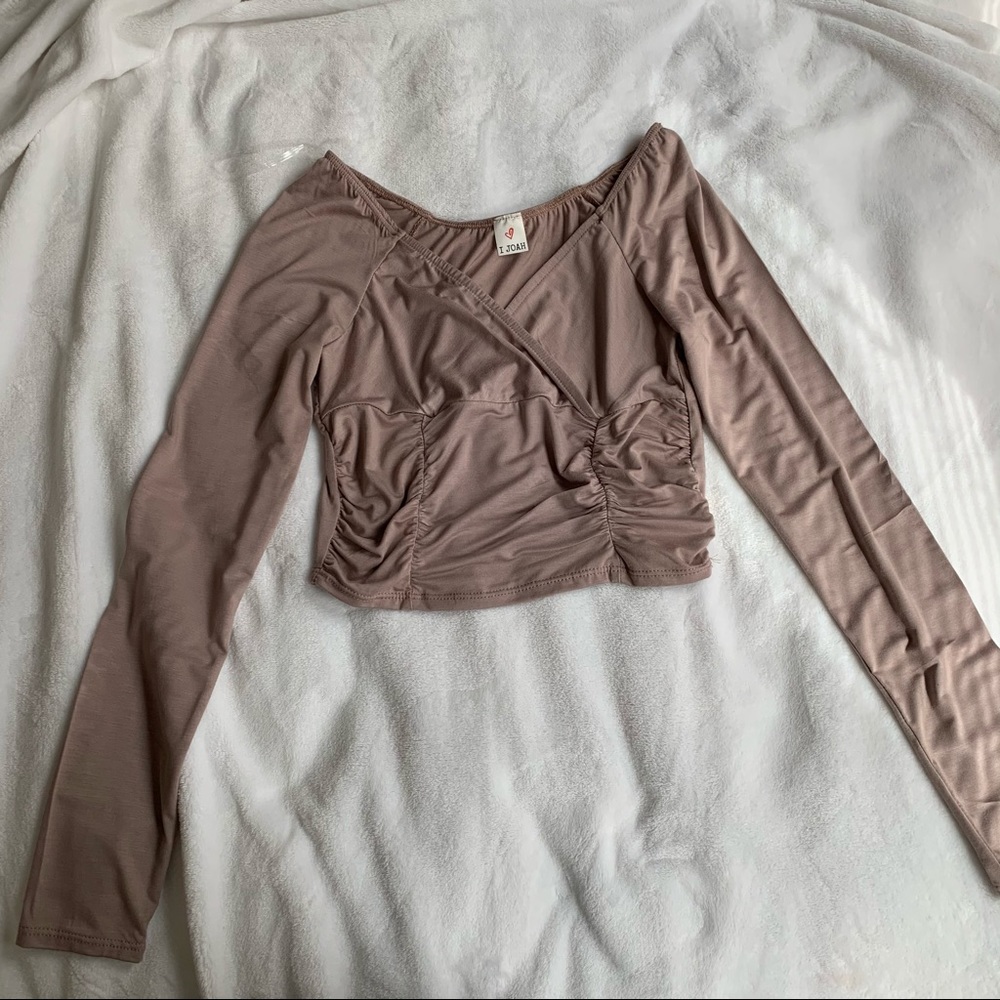 Nude/Tan Crop Top